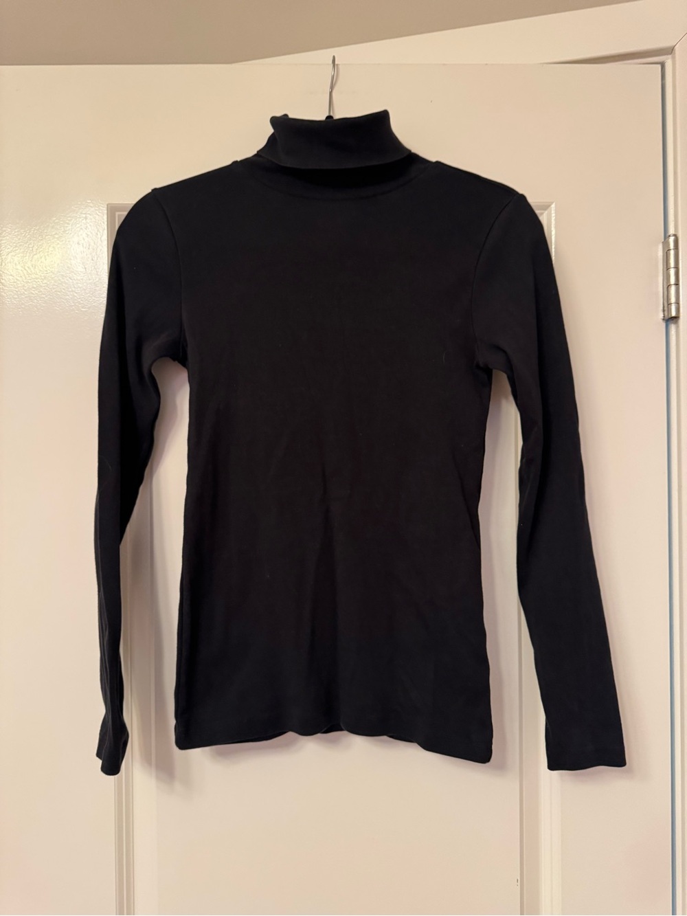 J. Crew Black Turtleneck Long-Sleeve Women's Top
